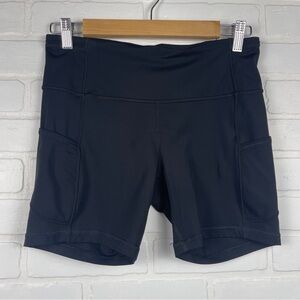 Lululemon Fast And Free Short 6" Black *Non-Reflective 8 Bike Shorts athletic